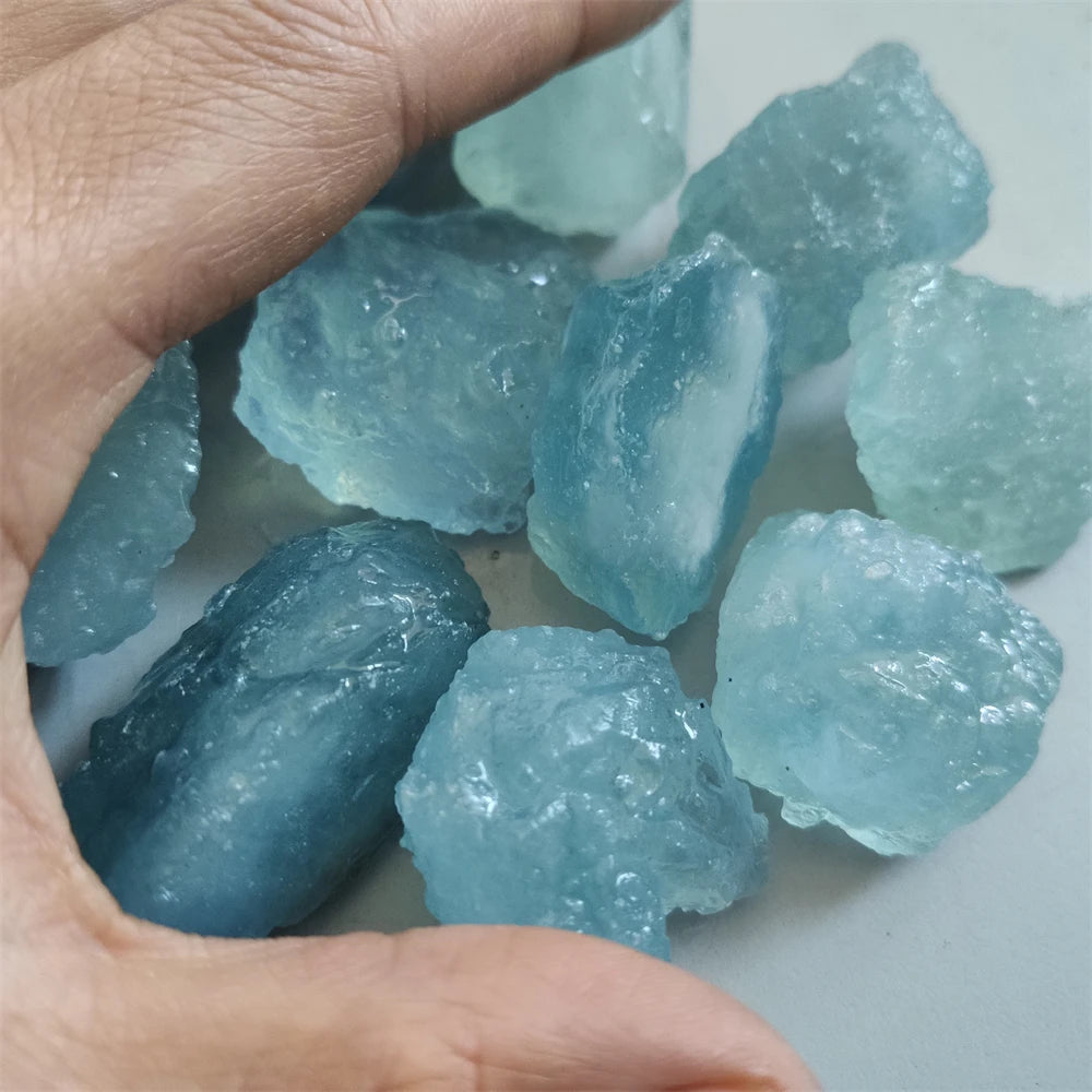 Natural Aquamarine Stone Quartz