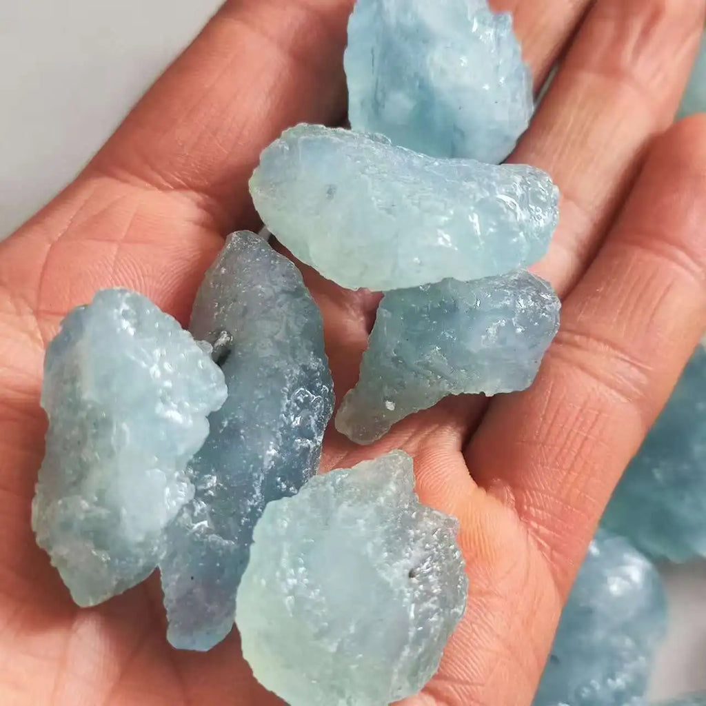 Natural Aquamarine Stone Quartz