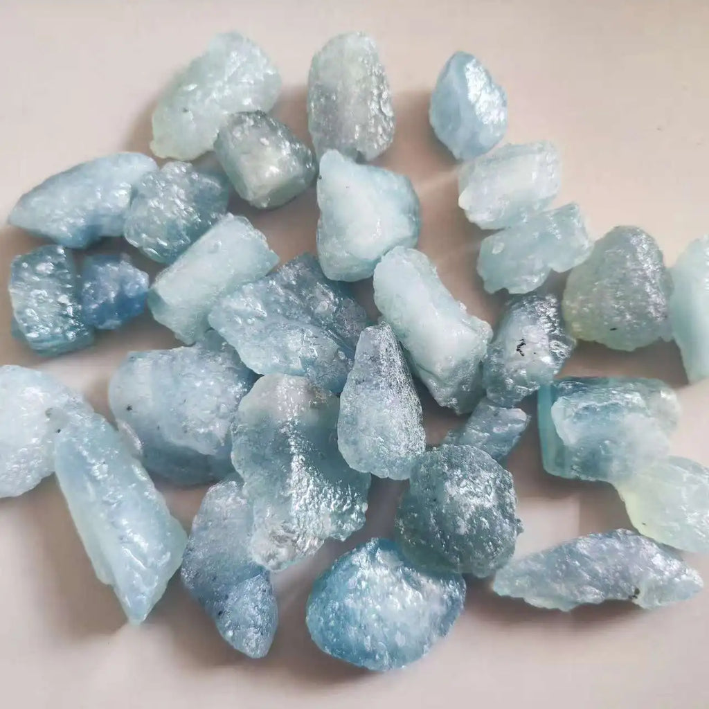 Natural Aquamarine Stone Quartz
