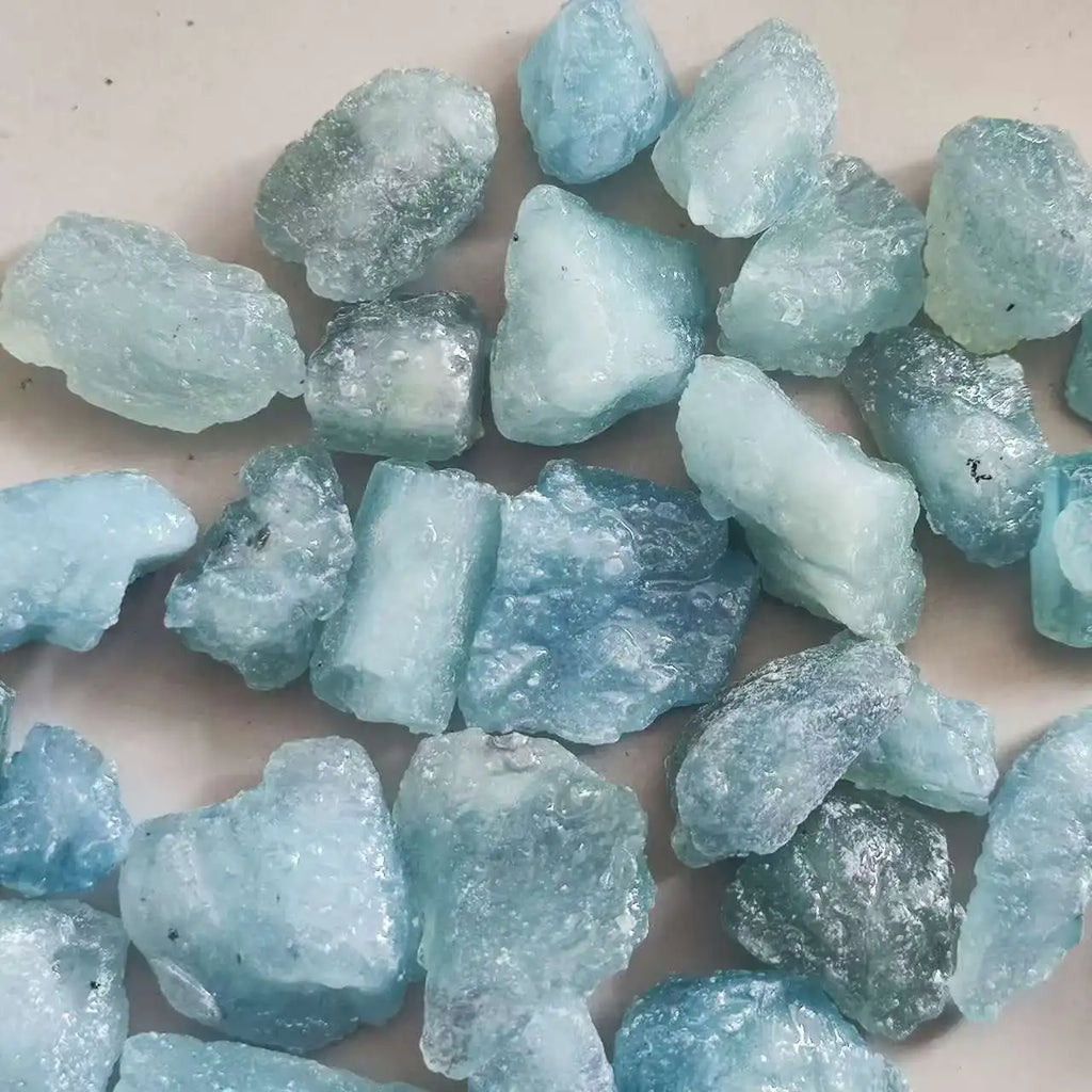 Natural Aquamarine Stone Quartz
